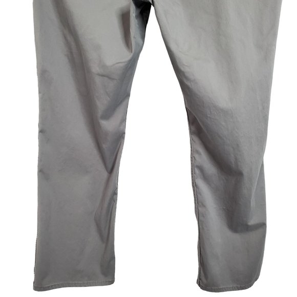 Polo Ralph Lauren Size 38/30 Pants Chinos Stretch Straight Leg Cotton Blend Gray - Picture 6 of 16